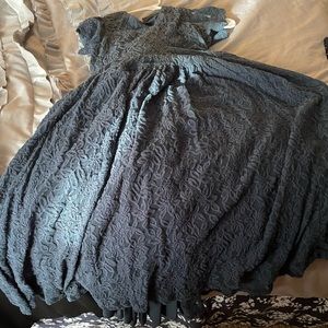 Torrid blue lace dress